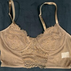 Brown XS crop top